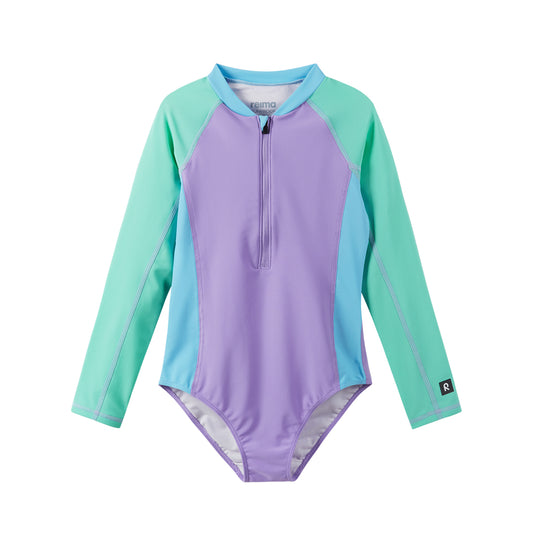 Reima Girls Aallot UV Swim Suit (Blooming Lilac)