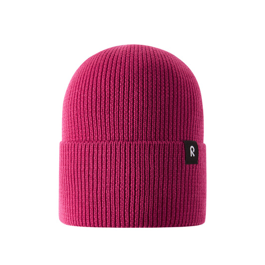 Reima Kids Reissari Merino Wool Beanie (Rosy Berry)