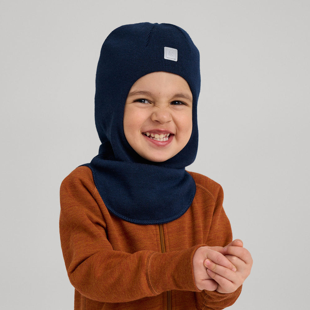 Reima Toddler & Kids Starrie Merino Balaclava (Navy)