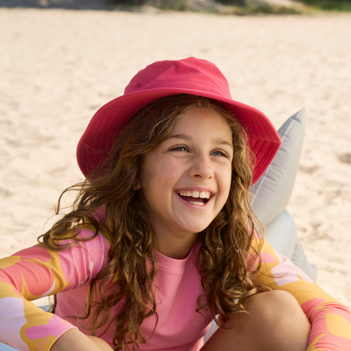 Reima Kids' Lomat Sun Hat (Bright Berry)