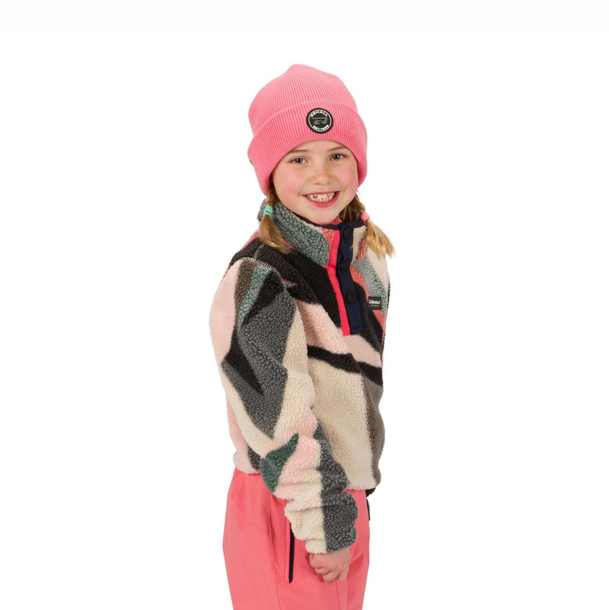 Rehall Girls Zoe Fleece Sweater (Tea Rose)