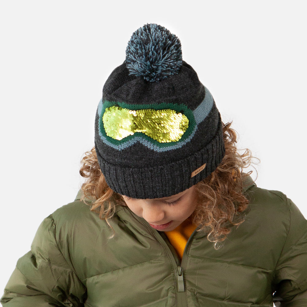 Barts Kids Frient Beanie Hat (Dark Heather)