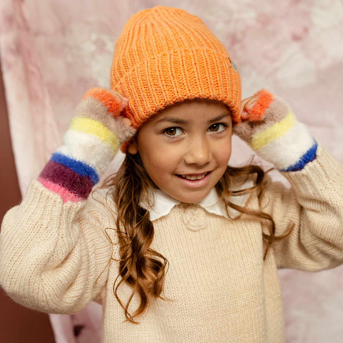 Barts Girls Kumana Fingerless Gloves (Magenta)