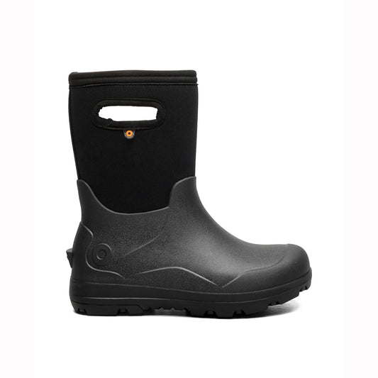 Bogs York Seamless Kids Insulated Rain Boots (Black)
