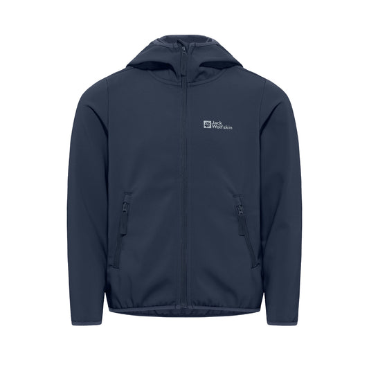 Jack Wolfskin Kids Fourwinds Softshell Jacket (Night Blue)