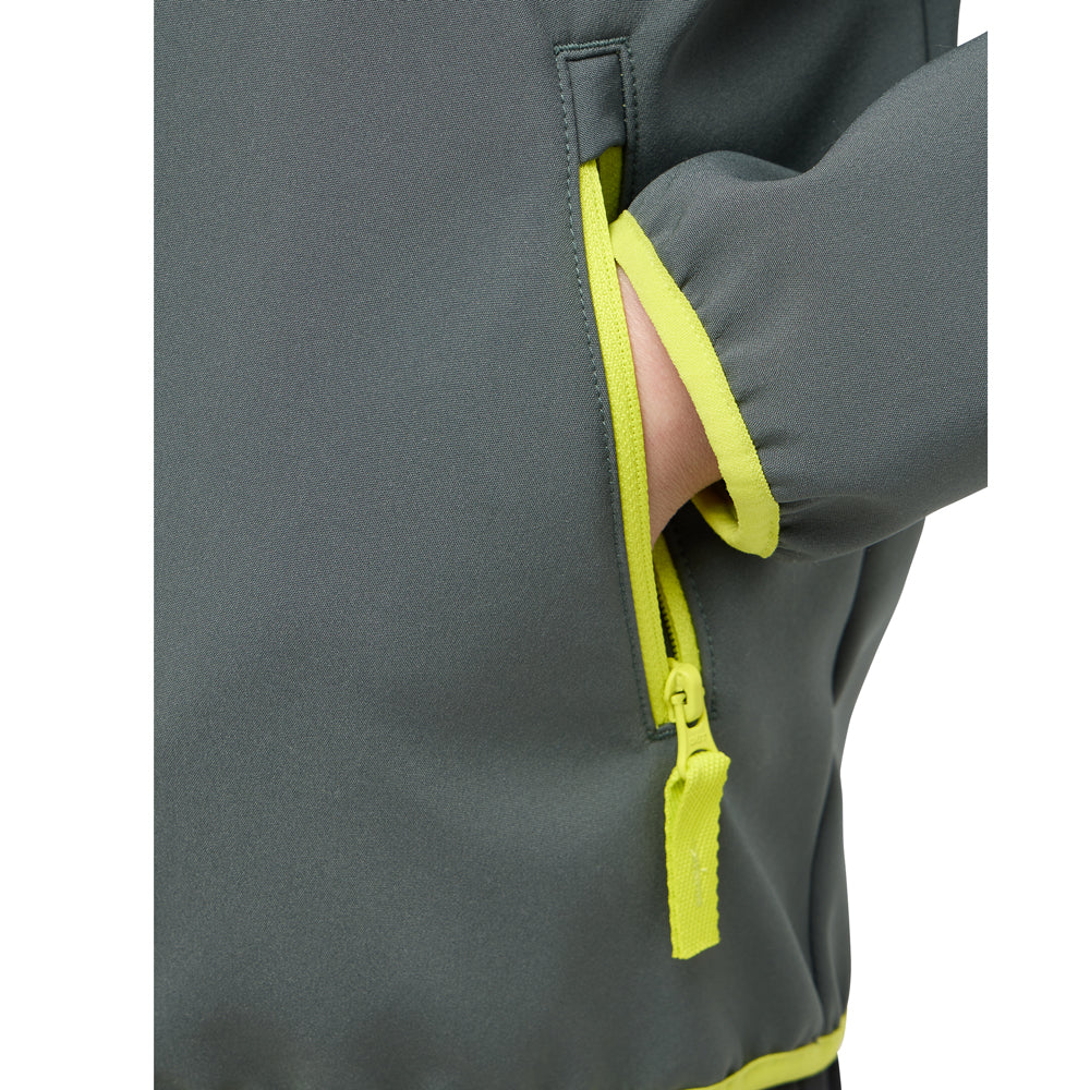 Jack Wolfskin Kids Fourwinds Softshell Jacket (Slate Green)