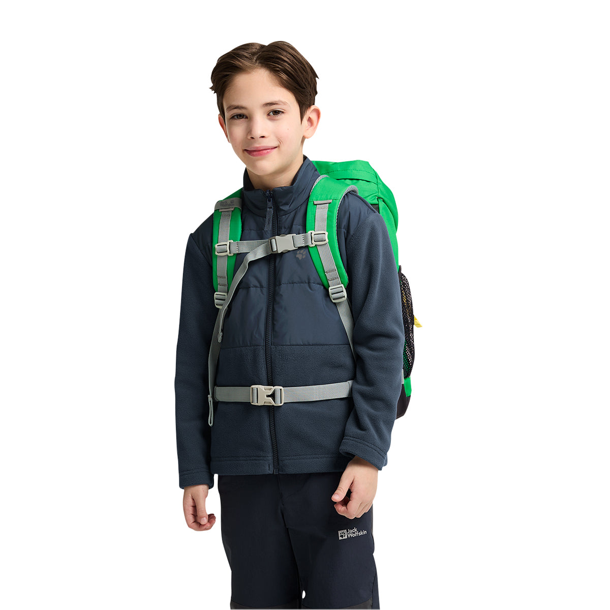 Jack Wolfskin Kids Explorer 20 Rucksack (Mystic Green)