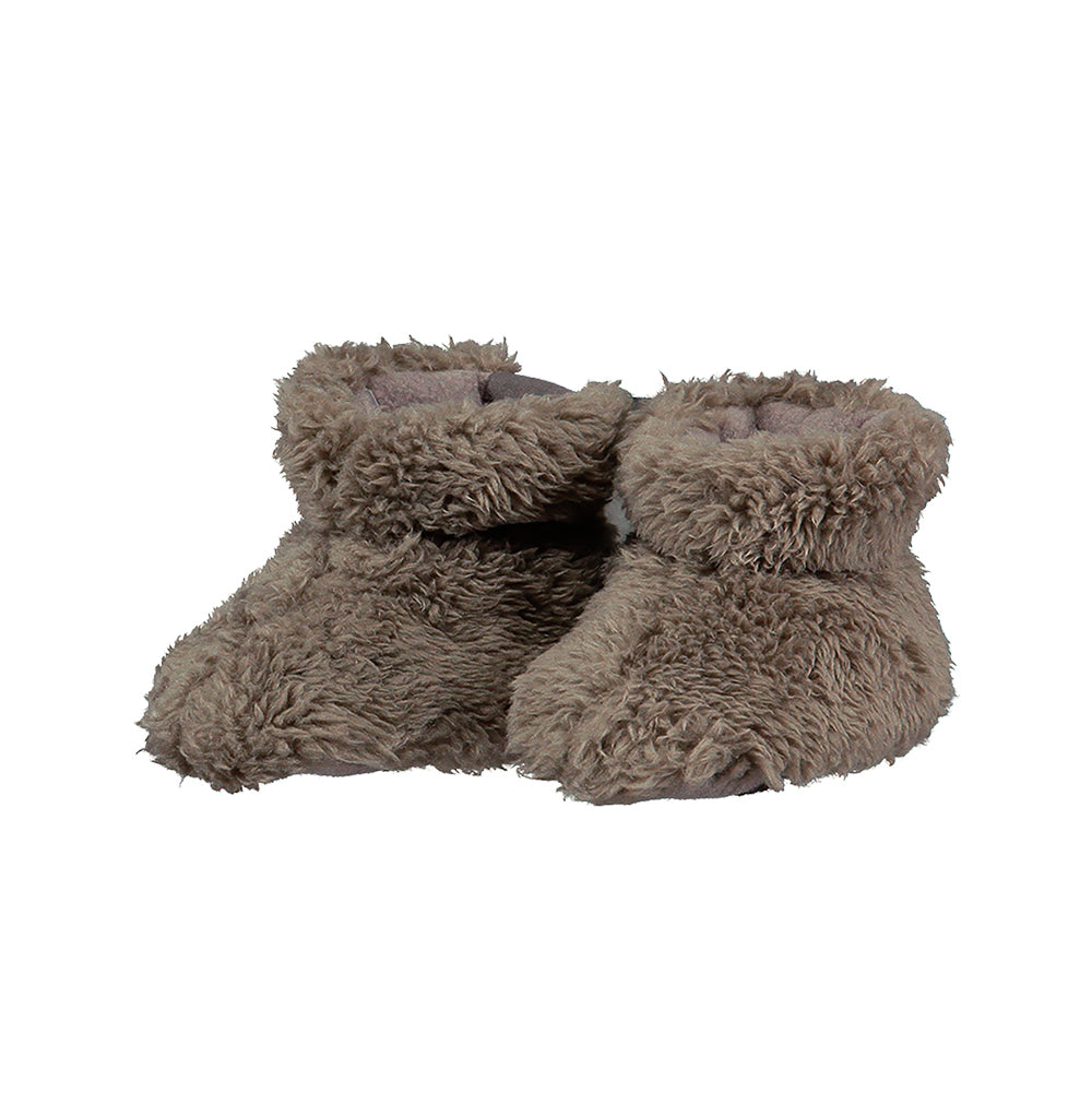 Barts Noa Baby Fleece Booties in misty brown