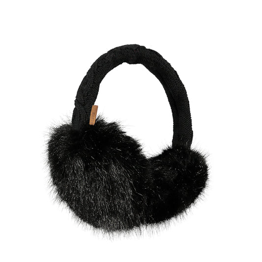 Barts Girls Fur Earmuffs (Black)