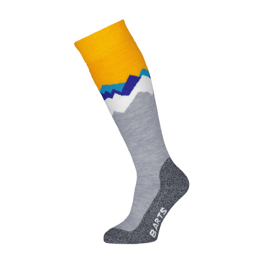 Barts Kids Ski Socks Mountains (Yellow)