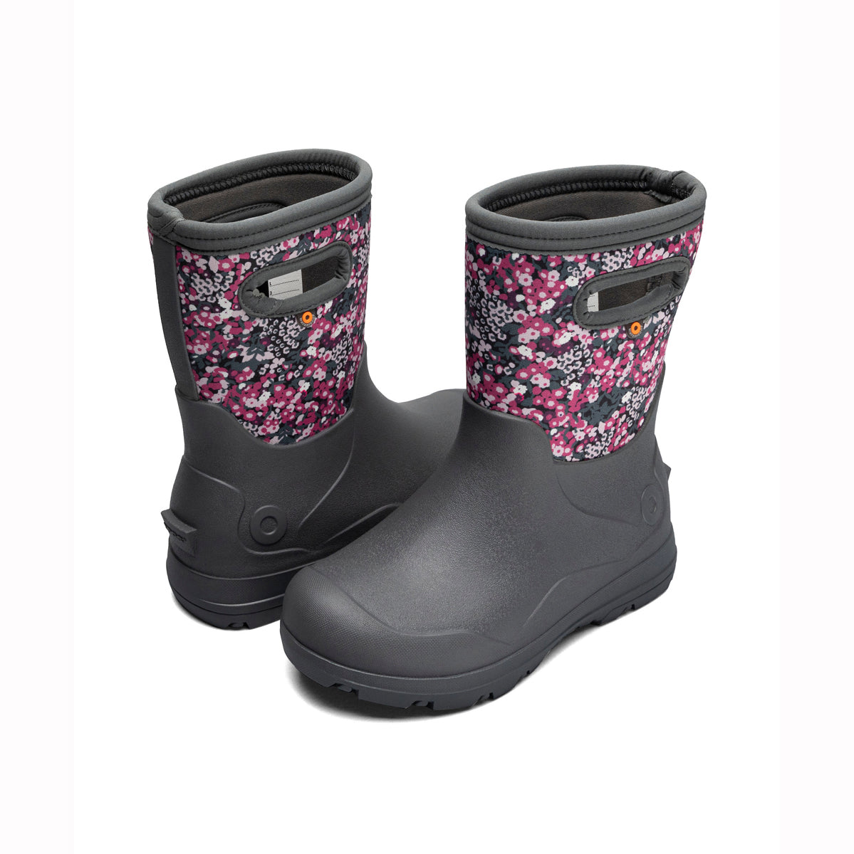 Bogs York Seamless Kids Insulated Rain Boots (Floral)