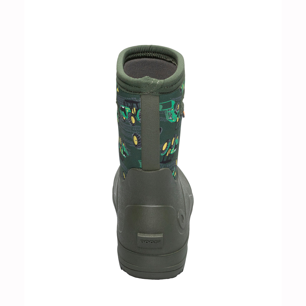 Bogs York Seamless Kids Insulated Rain Boots (Tractors)