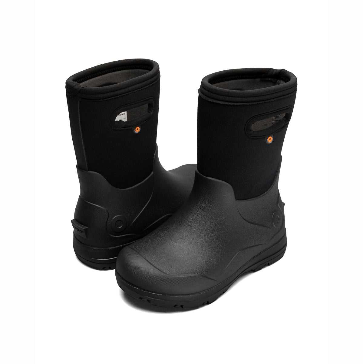 Bogs York Seamless Kids Insulated Rain Boots (Black)