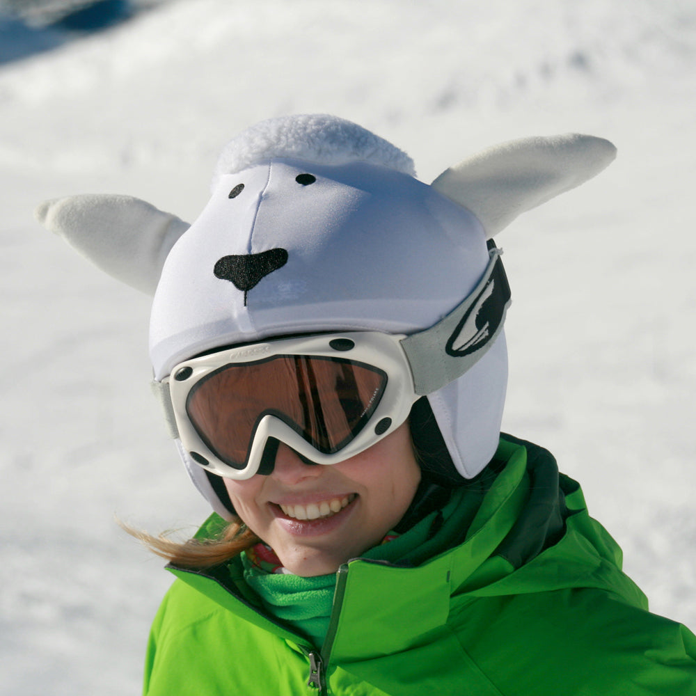 Coolcasc Kids Helmet Cover (White Sheep)