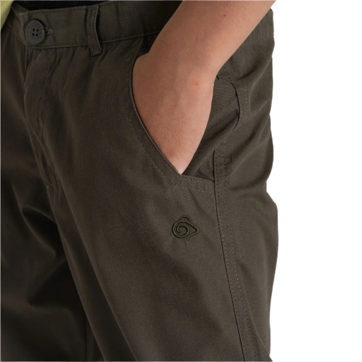Craghoppers Kids Kiwi Cargo Trousers (Woodland)