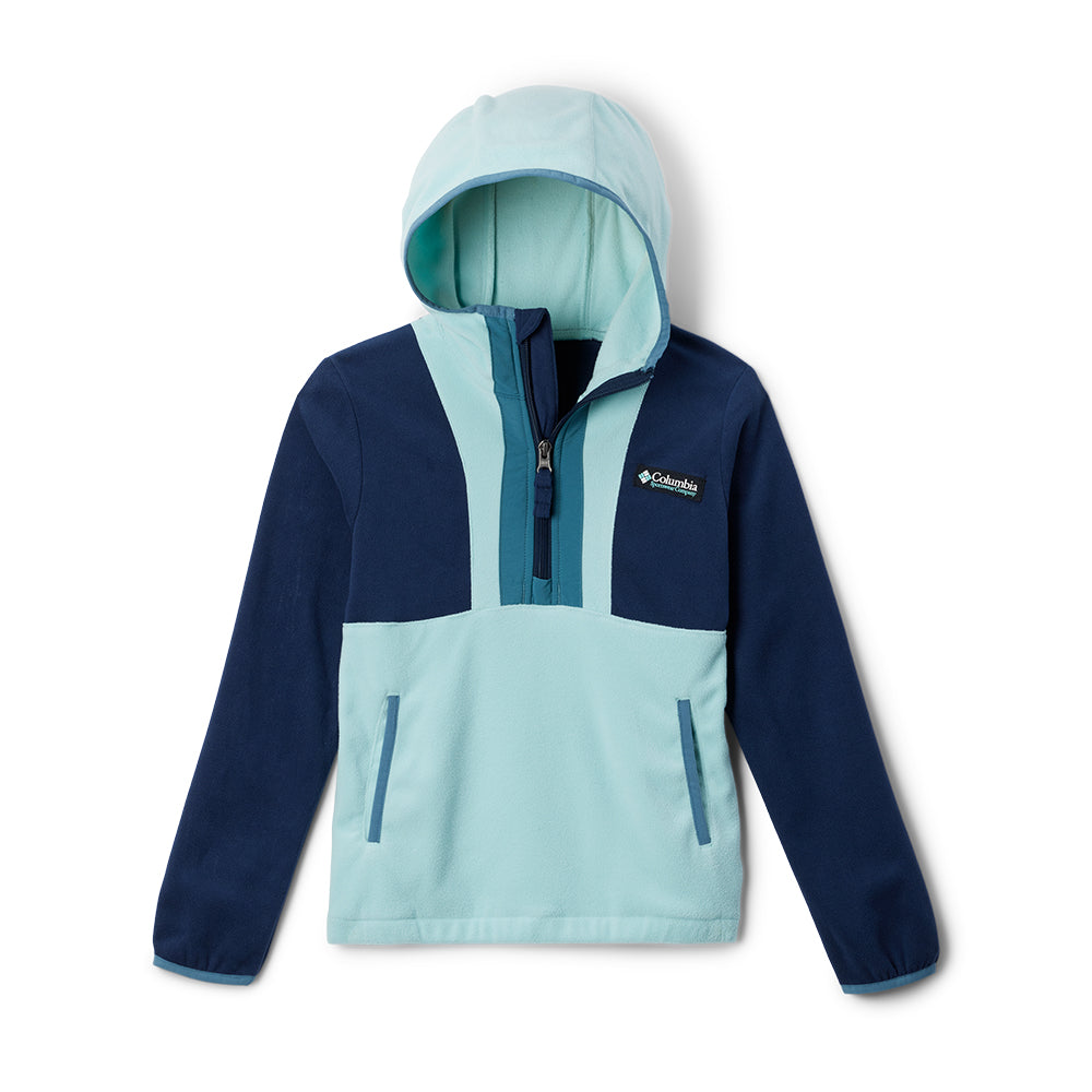 Columbia Kids' Back Bowl Lite Half-Zip in navy and light blue