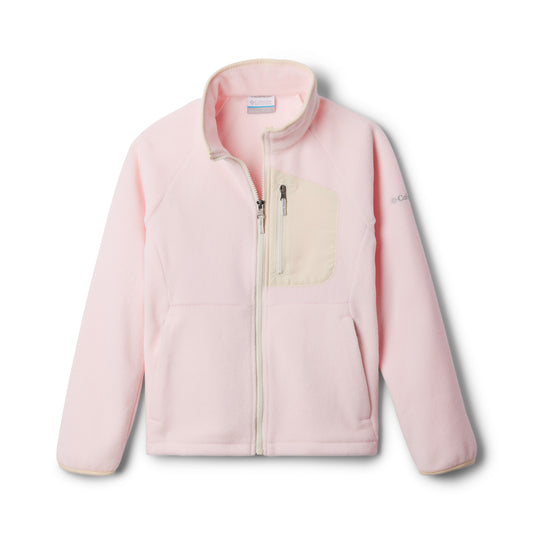 Columbia Girls Fast Trek Fleece Jumper in satin pink