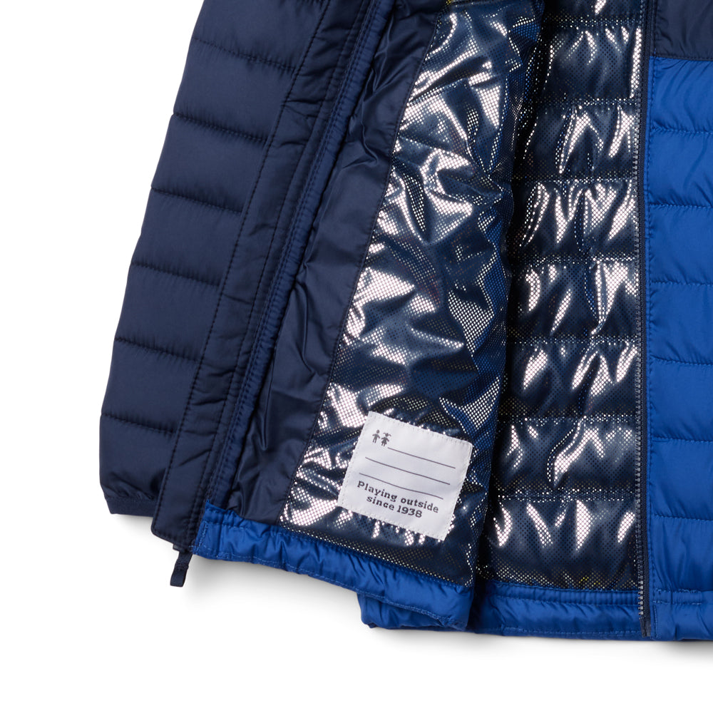 Columbia Boys Powder Lite Puffer Jacket (Mountain Blue)