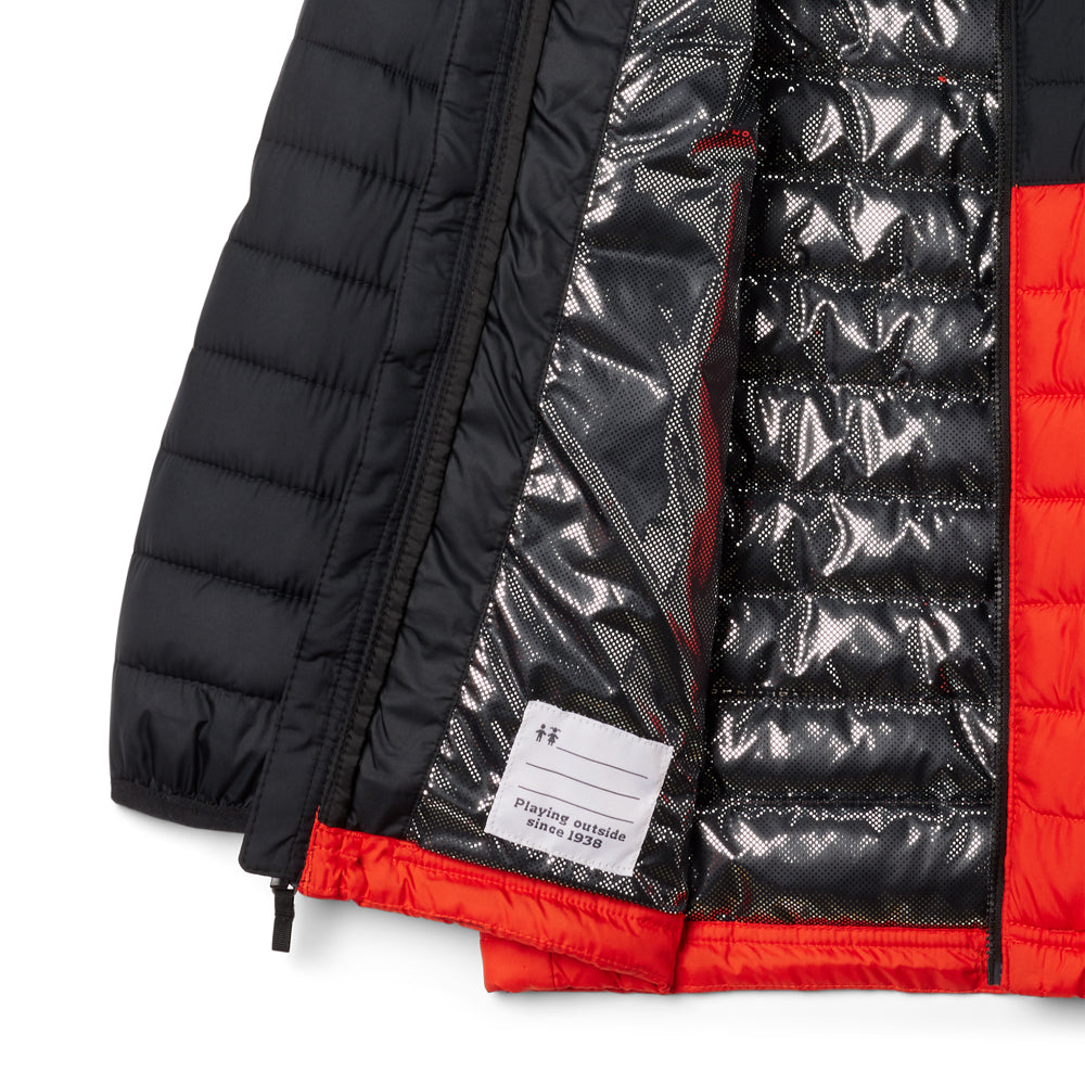 Columbia Boys Powder Lite Puffer Jacket (Spicy Black)