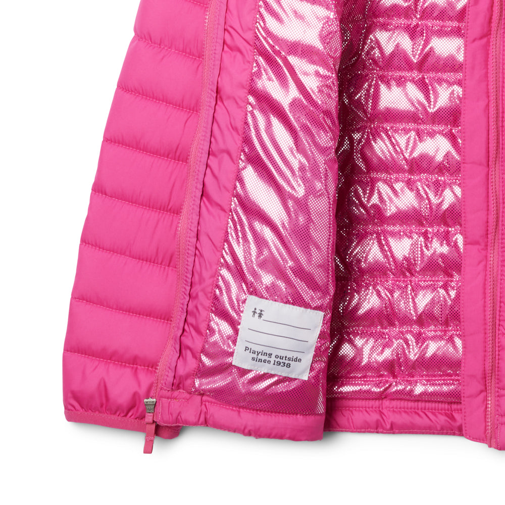 Columbia Girls Powder Lite Puffer Jacket (Pink Ice)