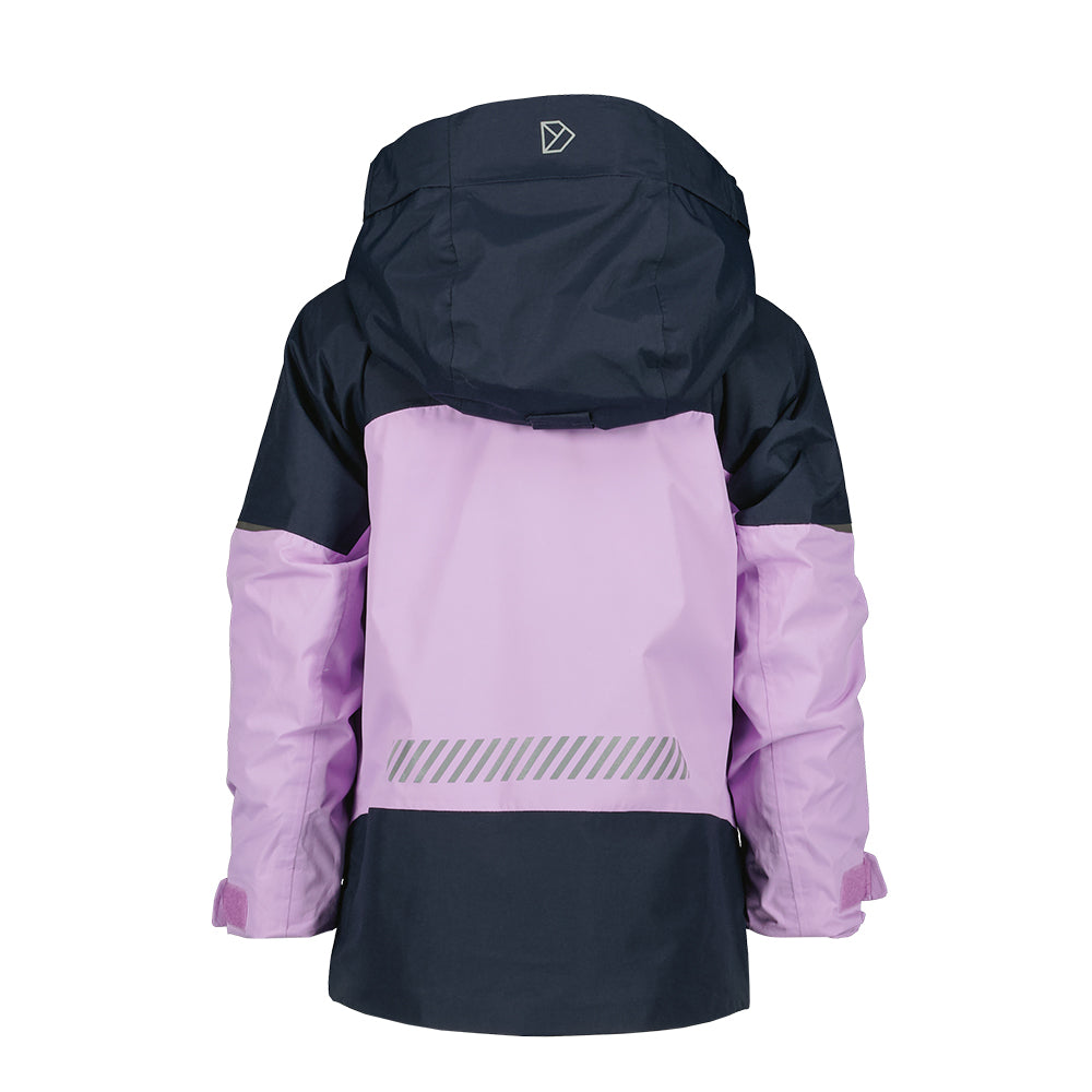 Didriksons Ash Kids Waterproof Jacket (Digital Purple)