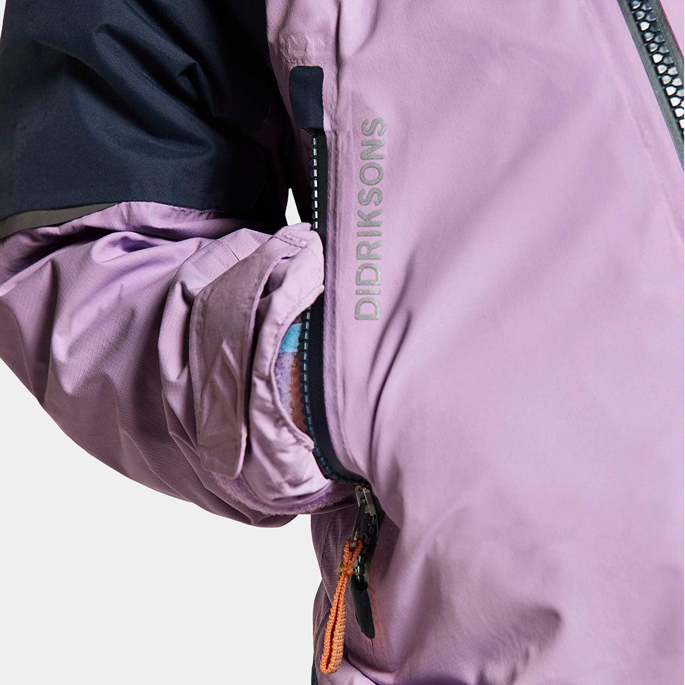 Didriksons Ash Kids Waterproof Jacket (Digital Purple)