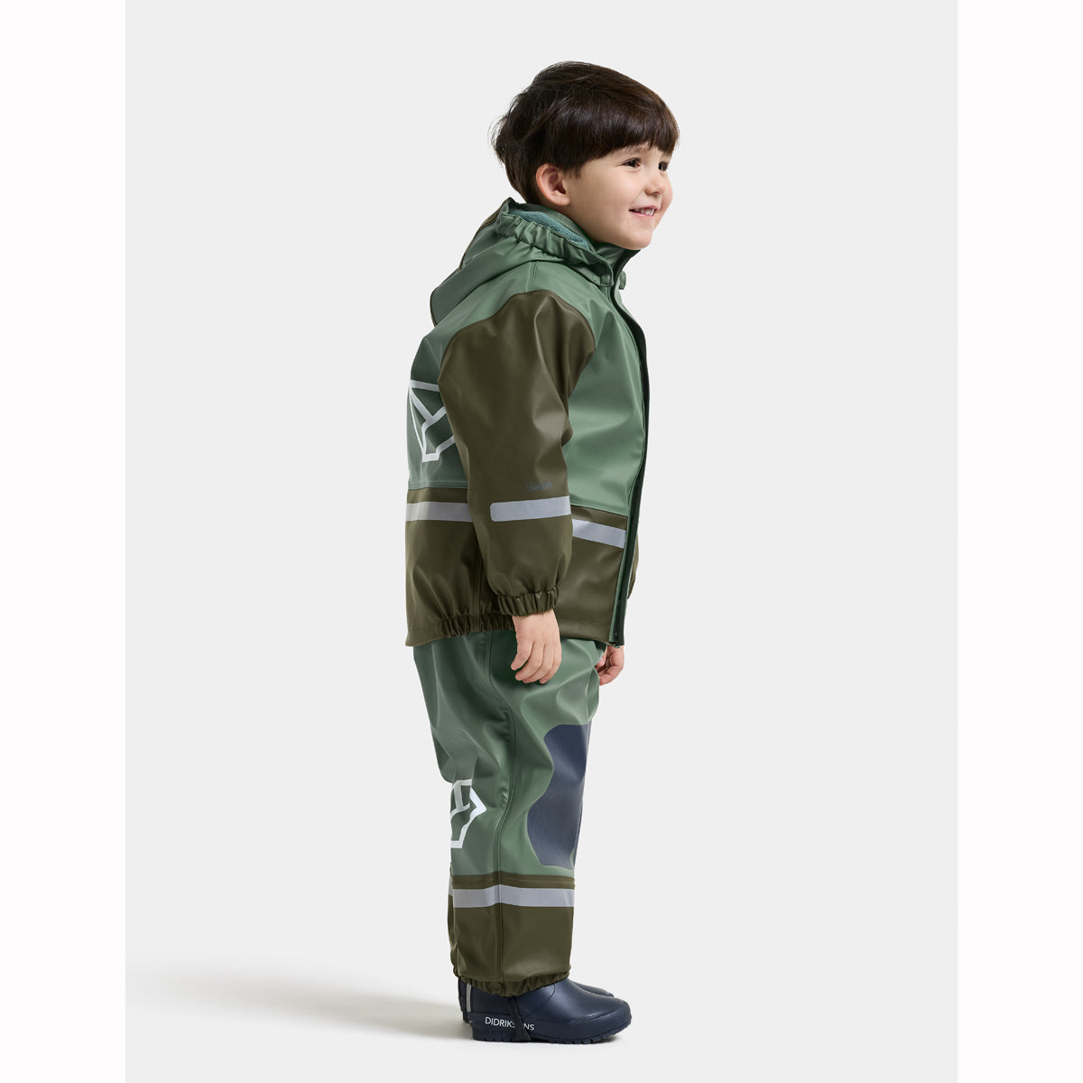 Didriksons Boardman Kids Waterproof Insulated Set (Dark Moss)