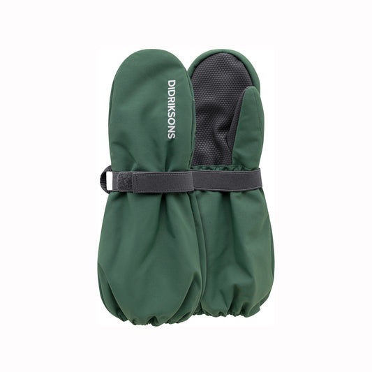 Didriksons Biggles Kids Mittens (Dark Moss)