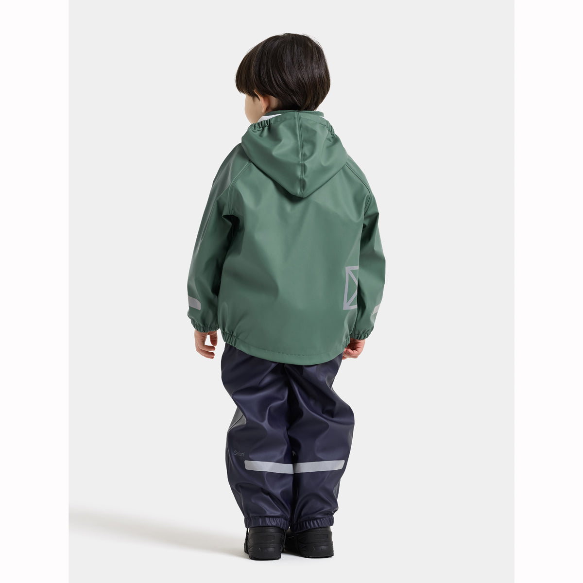 Didriksons Kids Waterproof Slaskeman Sets (Dark Moss)