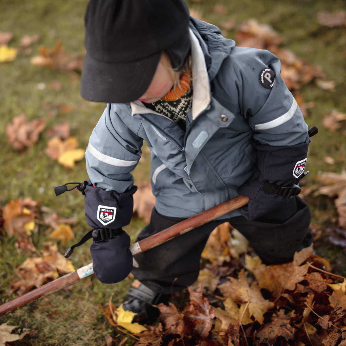 Hestra Fjellvott Jr Kids Mittens (Navy)