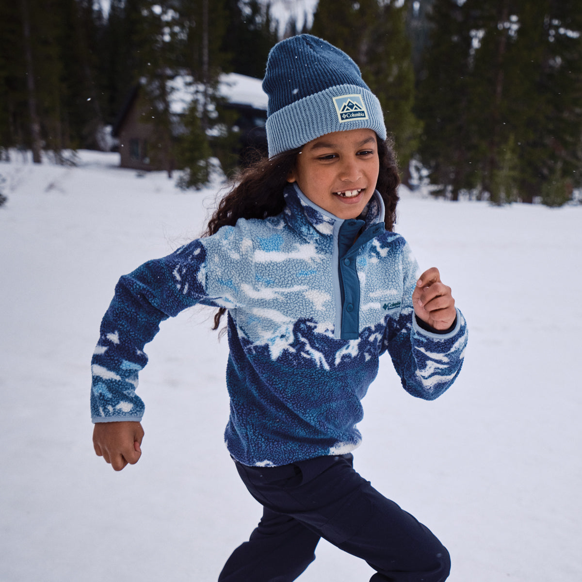 Columbia Kids Helvetia Fleece Jumper (Crushed Blue)