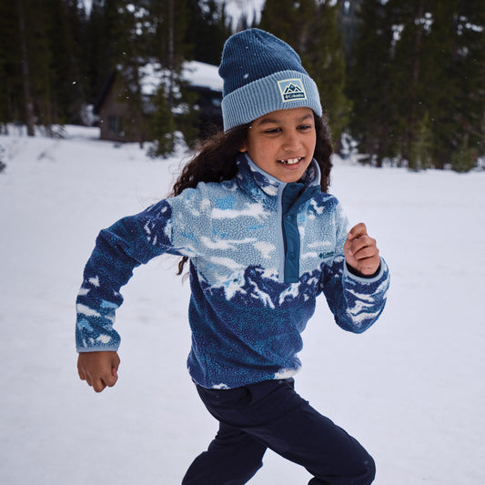 Columbia Kids Helvetia Fleece Jumper (Crushed Blue)