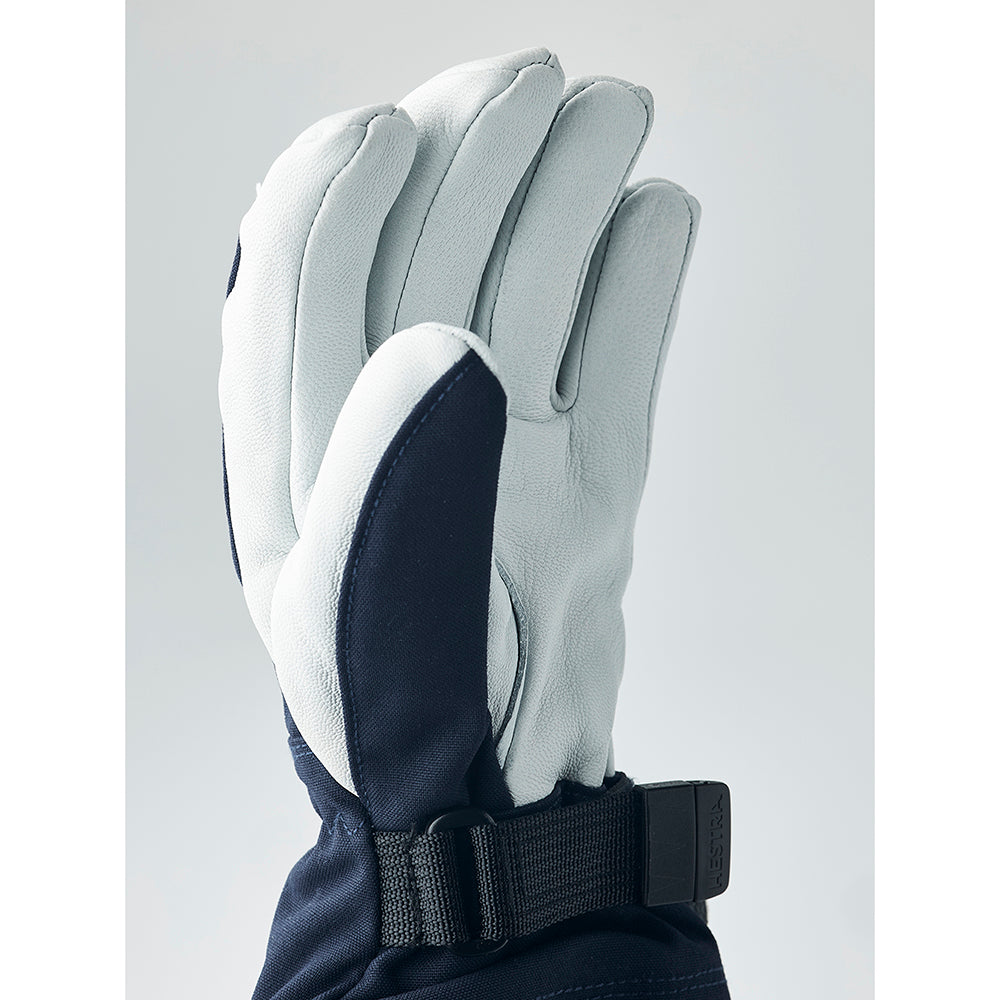 Hestra Kids Army Leather Heli Ski Jr Glove (Navy)