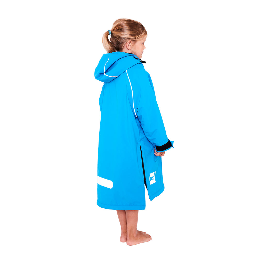 Red Kids Dry Poncho Change Robe (Marine Blue)