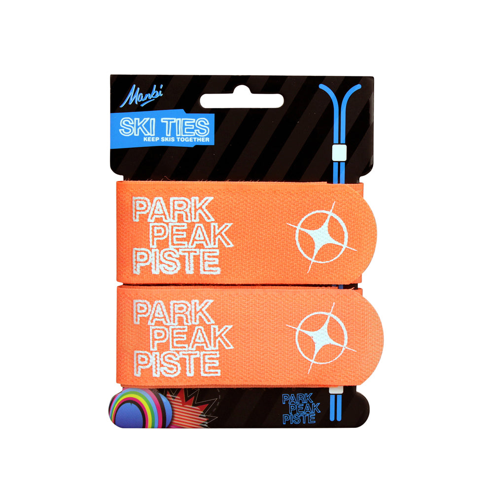 Manbi Jumbo Ski Ties (Orange)