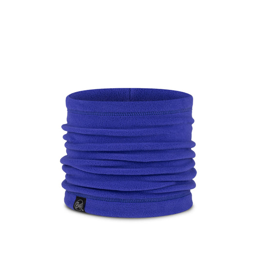 Blue neck gaiter for kids on a white background