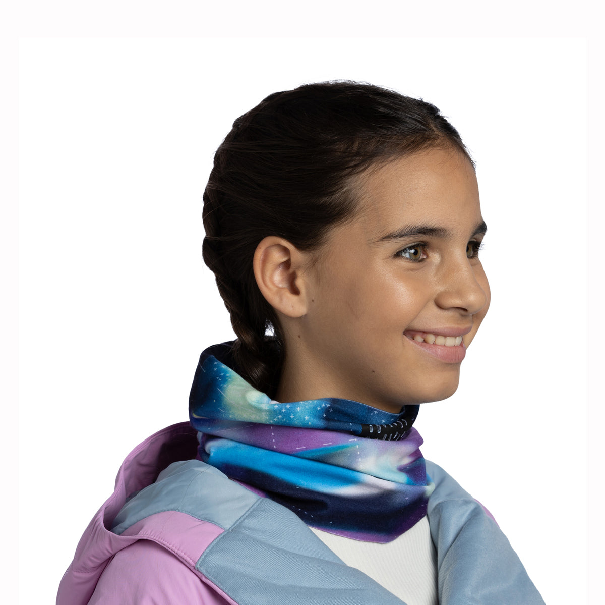 Buff Junior Thermonet Hinged Balaclava (Semva Violet)