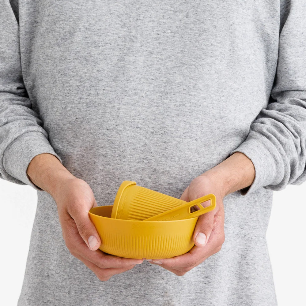 Sea To Summit Dinnerware Set, 6 Piece (Yellow)