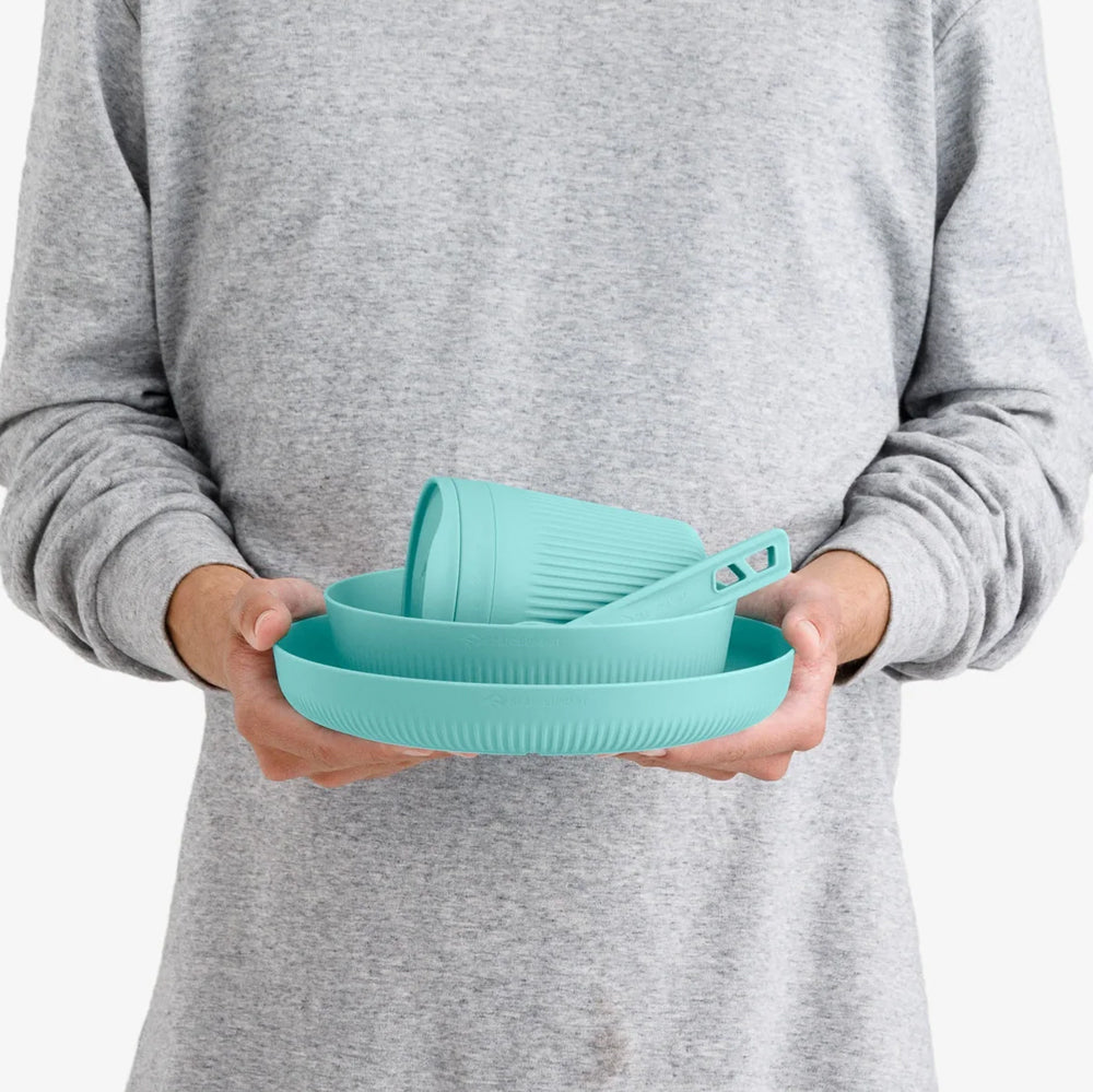 Sea To Summit Dinnerware Set, 7 Piece (Aqua)