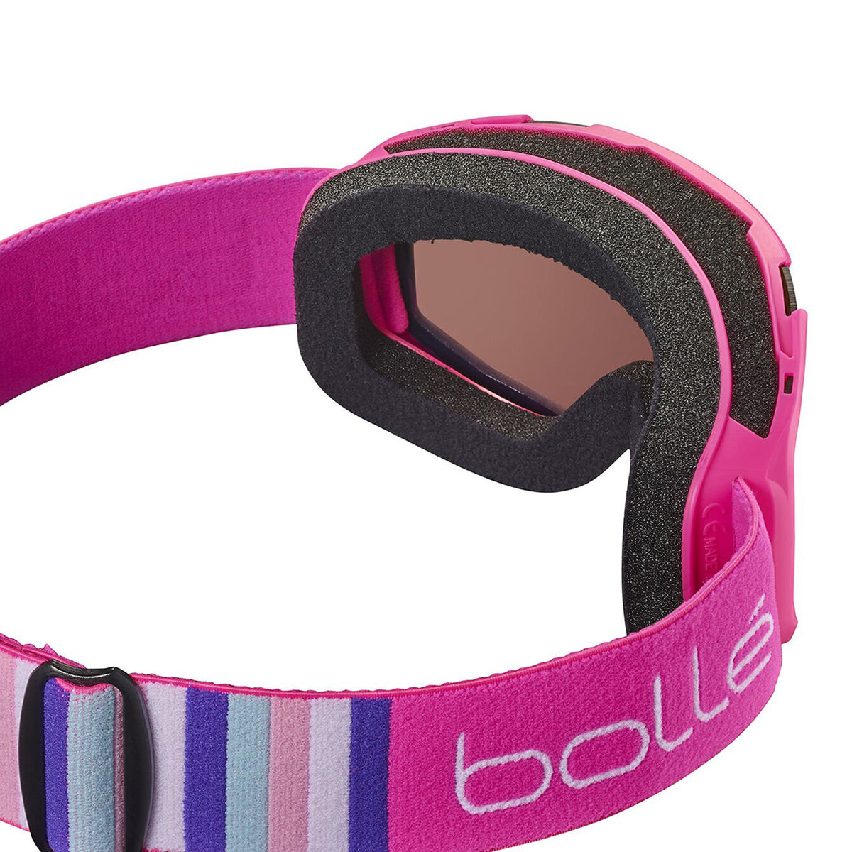 Bolle Rocket Plus Kids Ski Goggles 6 - 10 yrs (Matte Pink)