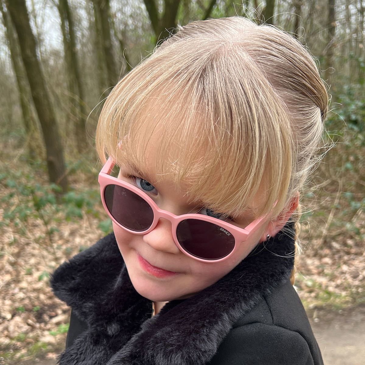 Sinner Kecil Kids Sunglasses 5 - 8 yrs (Light Pink)