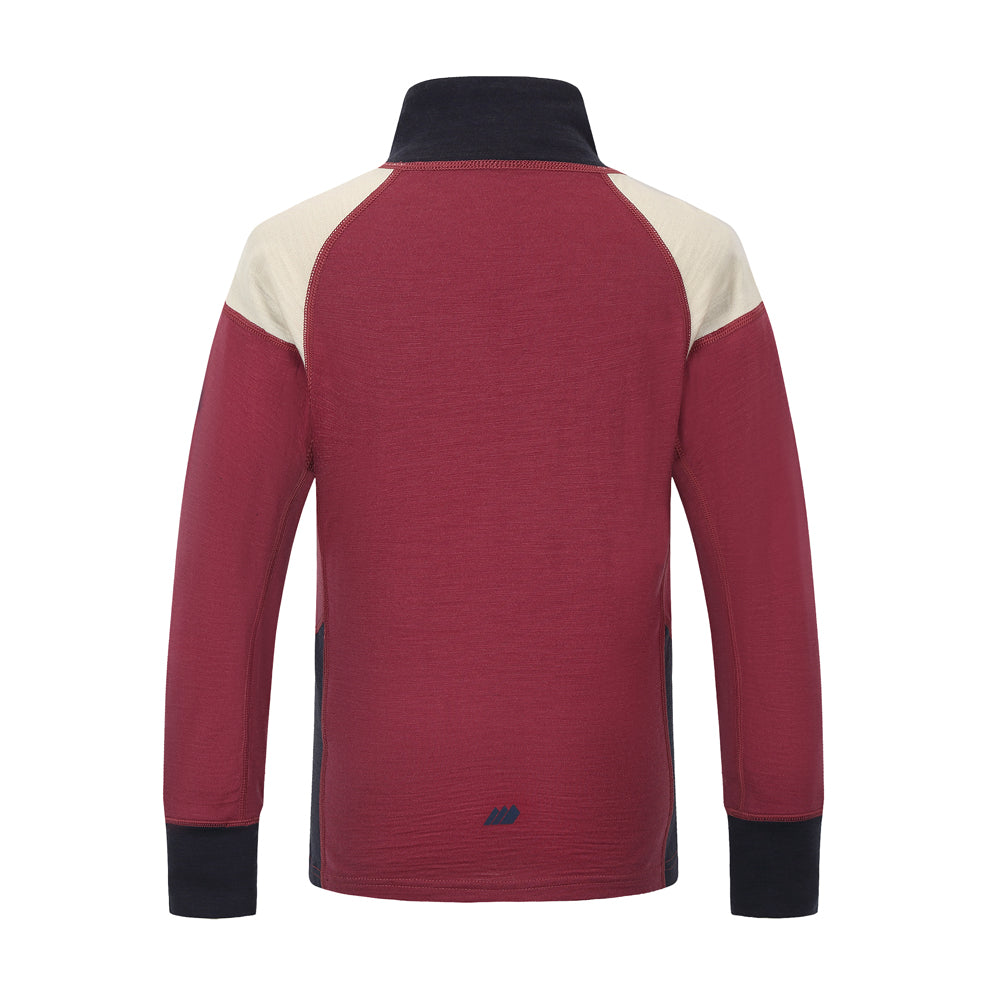 Skogstad Girls Videseter Merino Wool Thermal Top (Violet Quartz)