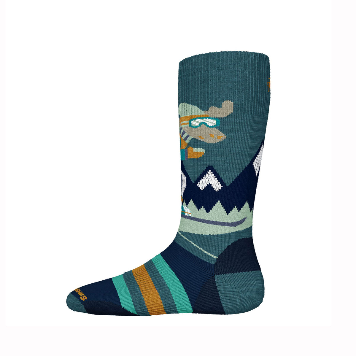 Smartwool Kids Wintersport Ski Socks (Mountain Moose Twilight)