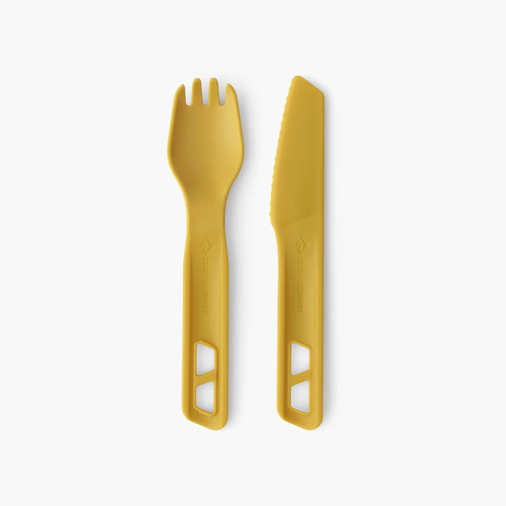Sea To Summit Passage Cutlery Set, 2 Piece (Yellow)
