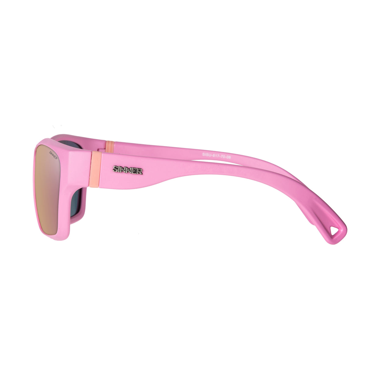 Sinner Gunstock Kids Sunglasses 4 - 6 yrs (Matte Pink)