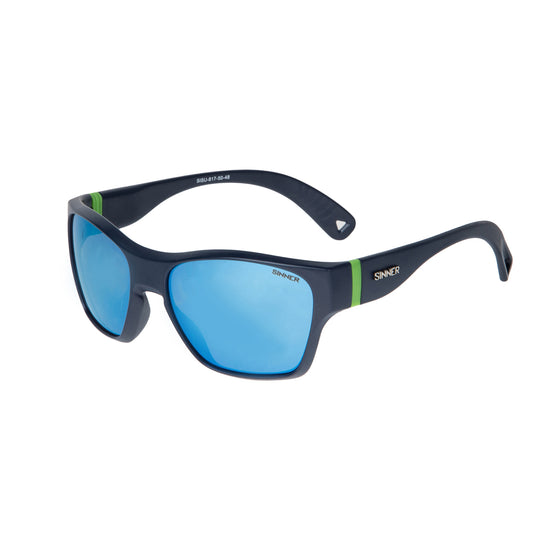 Sinner Gunstock Kids Sunglasses 4 - 6 yrs (Matt Blue)