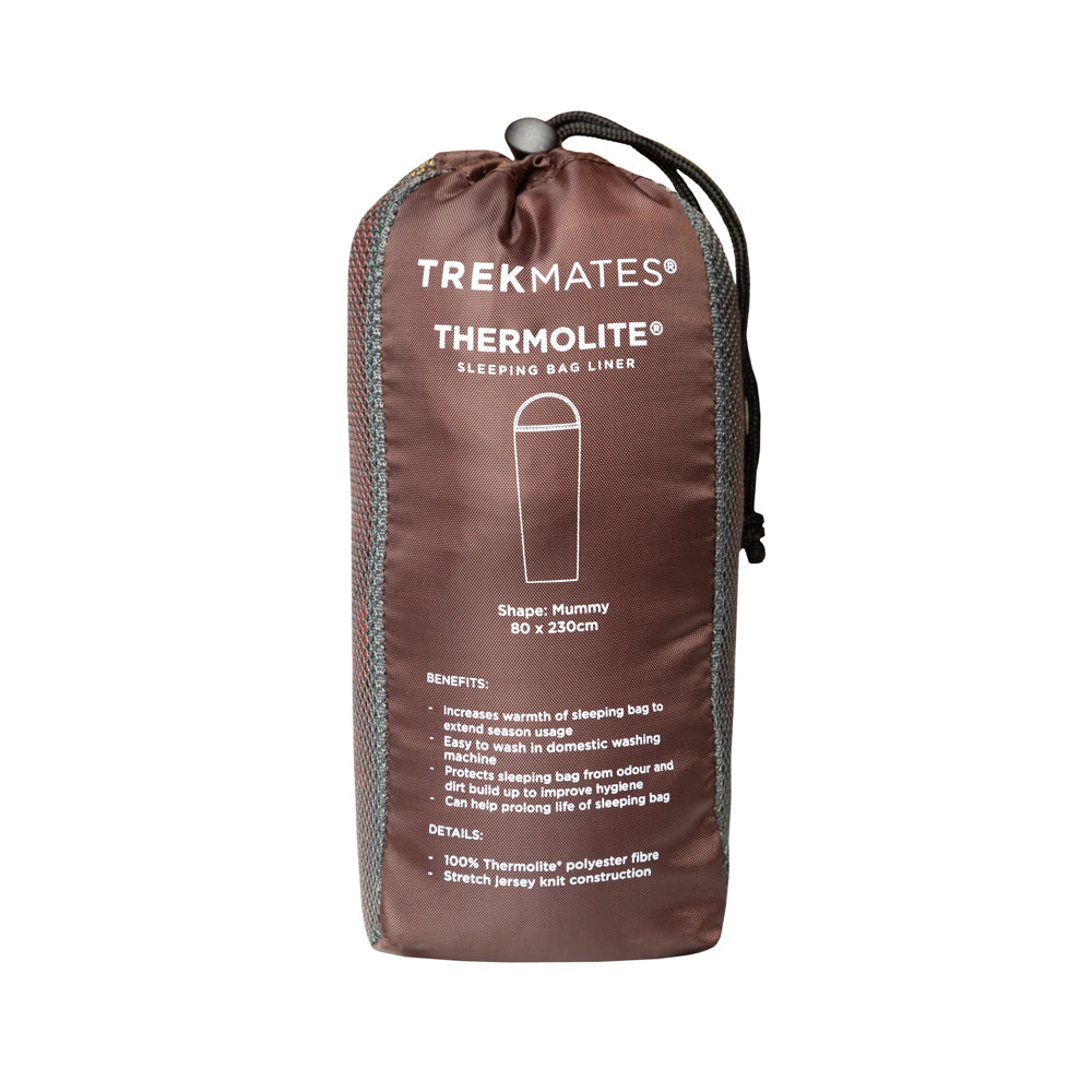 Trekmates Thermolite Sleeping Bag Liner (Red)