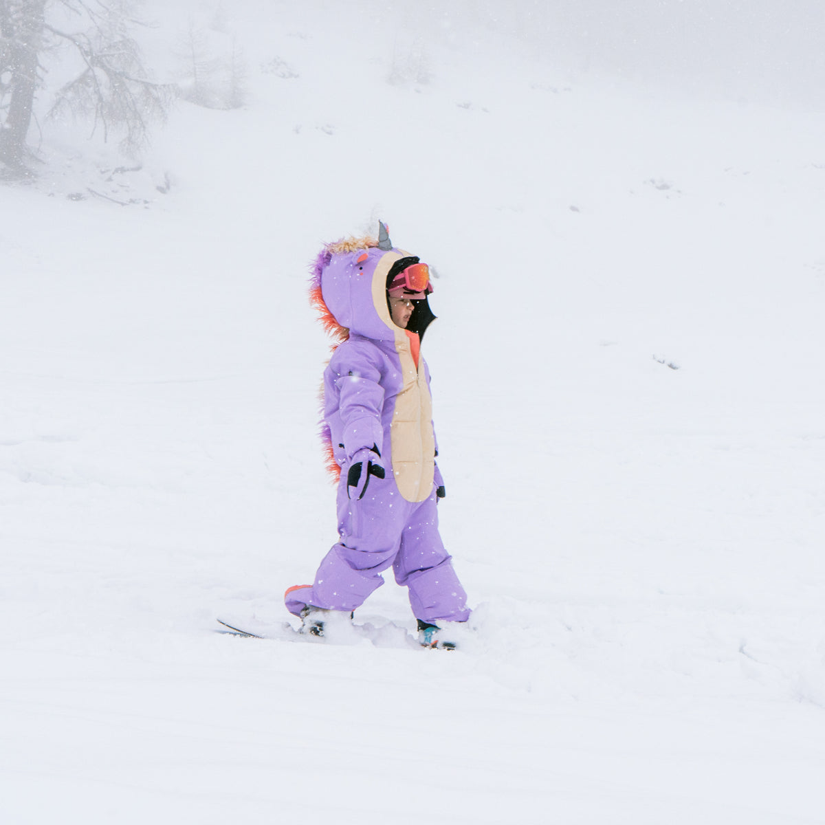 Weedo Unido Lilac Kids Ski Mittens