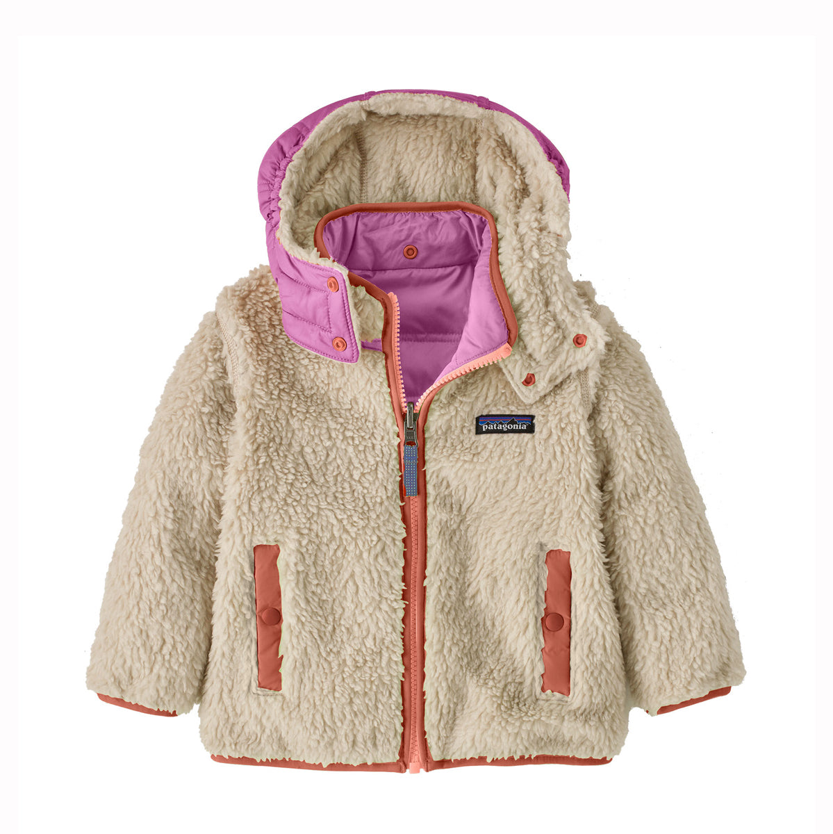 Patagonia Baby Reversible Tribbles Hoody (Barnacle Blue)