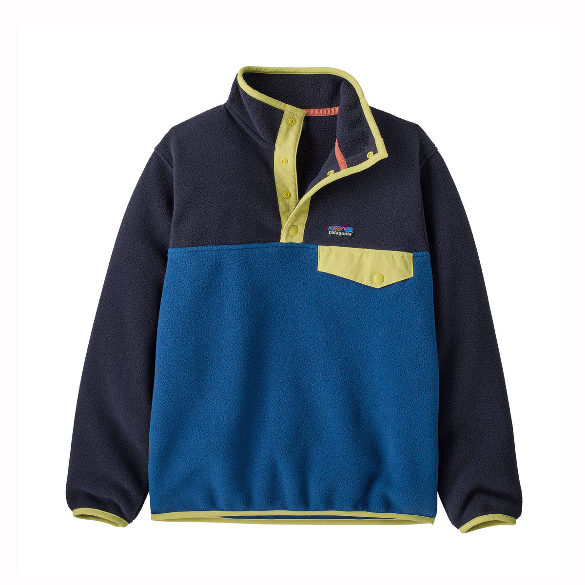 Patagonia Kids Lightweight Synch Snap-T Pullover (Clement Blue)